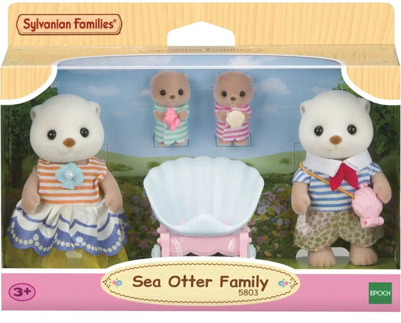 Chargez l'image dans la visionneuse de la galerie, Sylvanian families 5803 familie zeeotter
