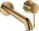 Grohe essence new wandgemonteerde inbouw wastafelkraan - afbouwdeel - zonder inbouwdeel - lange uitloop - cool sunrise (goud) - 19967gl1