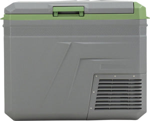 Steamy -e single zone elektrische compressor koelbox - single zone - 46 liter - 12v en 230v - voor auto en camping - grijs