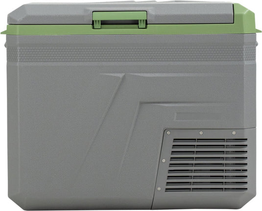 Steamy -e single zone elektrische compressor koelbox - single zone - 46 liter - 12v en 230v - voor auto en camping - grijs