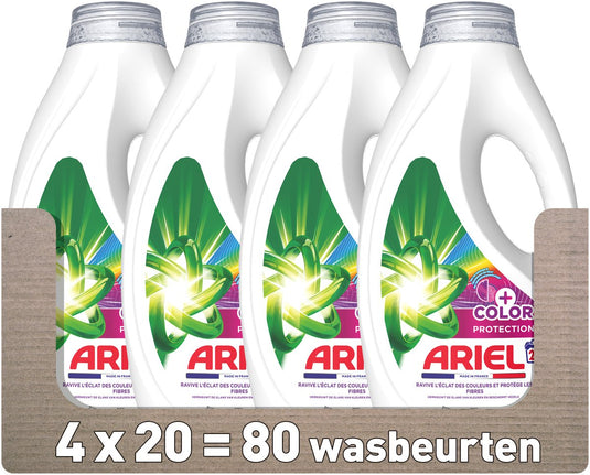 Ariel vloeibaar wasmiddel +kleurbescherming - 4 x 20 wasbeurten