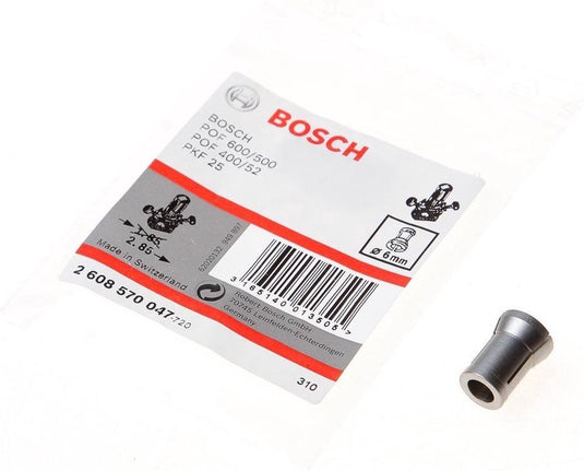 Bosch spantang voor freesmachine - 6 mm - zonder spanmoer
