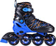 Move inline skates - stripes l 38-41 - blauw - verstelbaar - maat 38 tot 41