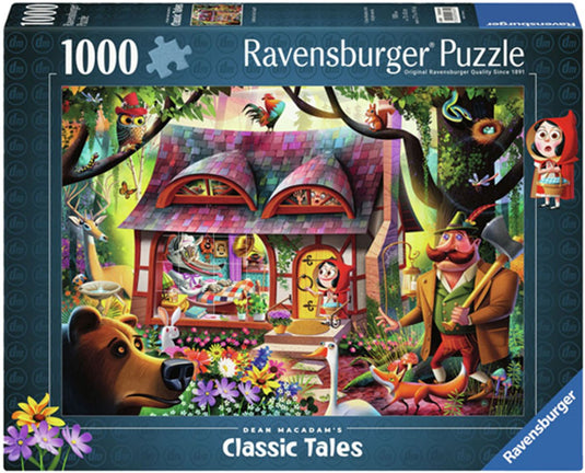 Ravensburger puzzel roodkapje en de wolf - legpuzzel - 1000 stukjes