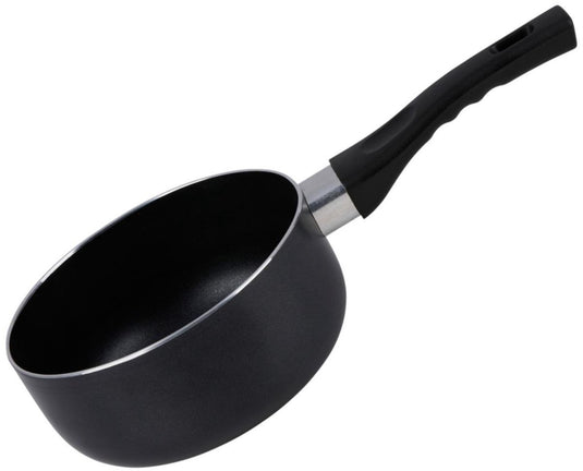 Alpina steelpan 16 cm – sauspan – antiaanbaklaag – aluminium – 1,1 liter – geschikt voor gas, keramisch, elektrisch halogeen