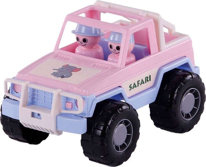 Afbeelding laden in galerijviewer, Cavallino jeep roze met 2 speelfiguren
