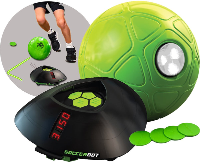 Afbeelding laden in galerijviewer, Gear2play soccer bot - indoor voetbaltrainer behendigheidsspel - versla de interactieve bot
