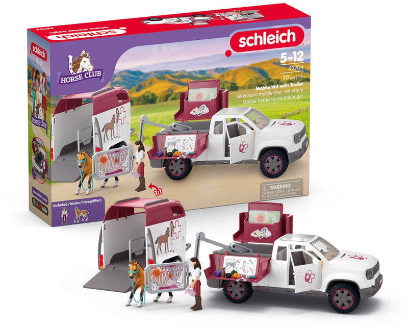 Laden Sie das Bild in Galerie -Viewer, Schleich horse club mobiele dierenarts - 90dlg.
