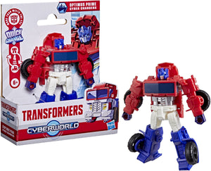 Hasbro transformers cyberworld optimus prime cyber changers robot