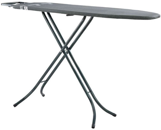 Leifheit strijkplank classic m - 120 x 38 cm strijkvlak - in hoogte verstelbaar - zwart
