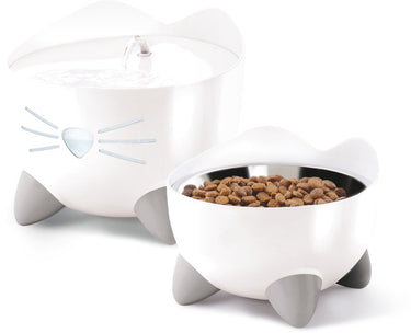 Catit pixi fountain combo kit - kattendrinkbak - wit