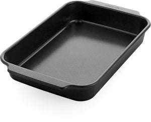 Greenpan bistro cakevorm - 33x22.5cm - pfas-vrije antikleeflaag - keramische bakvorm - ovenbestendig tot 230°c - rechthoekig - zwart