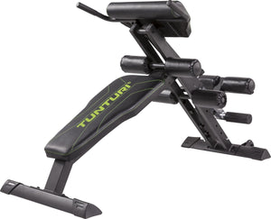Tunturi ct80 core trainer - fitnessbank - opklapbaar - buikspierbank - buikspiertrainer - verschillende trainingsopties - tot 150kg belastbaar - incl. gratis fitnessapp