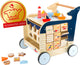 Small foot - houten activiteiten loopwagen walvis