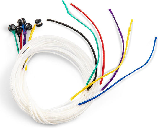 Woet ® gitaarsnarenset voor speelgoedgitaar - nylon - 6 stuks - geschikt voor de gitaren van ® en new classic toys