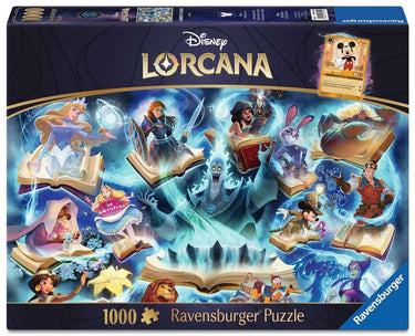 Ravensburger legpuzzel disney lorcana glimmers of the realm: sapphire - 1000st.
