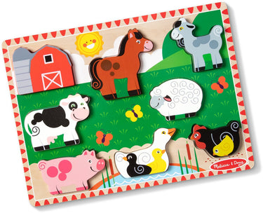 Melissa doug – houten puzzel – boerderij