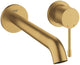 Grohe essence new wandgemonteerde inbouw wastafelkraan - afbouwdeel - zonder inbouwdeel - lange uitloop - mat goud - 19967gn1