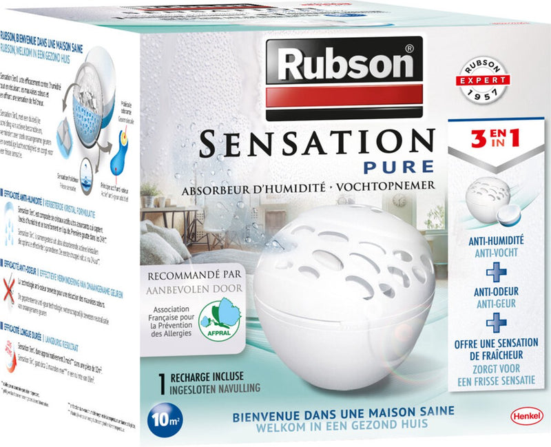 Laden Sie das Bild in Galerie -Viewer, Rubson sensation auto vocht vanger toestel 300g | luchtontvochtiger toestel | auto | vochtopnemer binnenhuis auto
