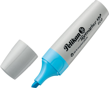 Pelikan textmarker 490 - eco markeerstift - blauw - 10 stuks