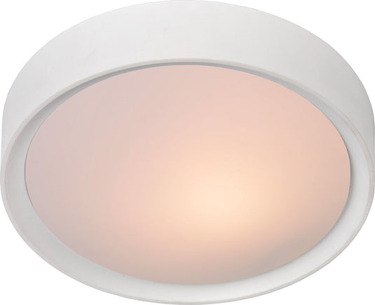 Lucide lex - plafonnière (plafondlamp) - ø 25 cm - 1xe27 - wit
