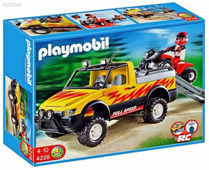 Playmobil pick up met quad - 4228