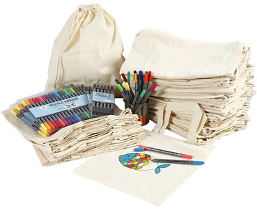 Creative company creativ company materialenset rugzakken en tassen met stiften