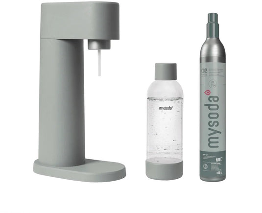 Mysoda woody pigeon - bruiswatertoestel gemaakt van ecologisch biocomposiet - incl co2 cilinder waterfles