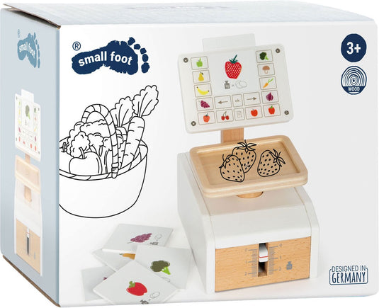 Small foot - houten weegschaal fresh