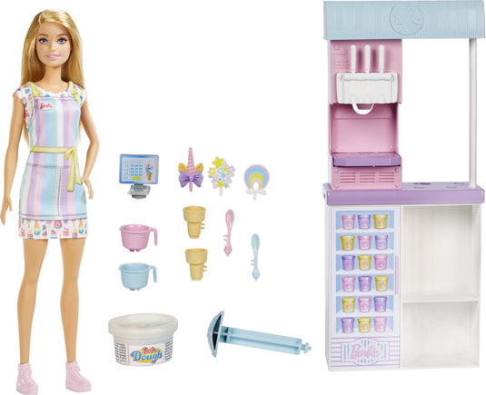 Barbie ijssalon speelset - pop