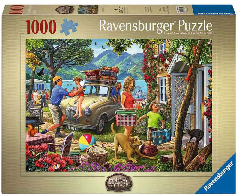Afbeelding laden in galerijviewer, Ravensburger – holiday cottage – legpuzzel – 1000 stukjes
