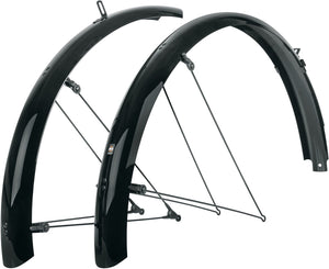Sks spatbordset 27.5 - 29 bluemels basic 65mm zwart pvc