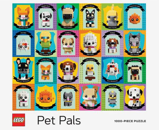 Euromic lego - lego pet pals 1000-piece puzzle