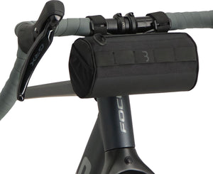 Bbb cycling stuurtas racefiets gravelbike 1.5 liter - waterdichte rits - stuurtas fiets afneembaar - bikepacking tassen – barrelpack bsb-151m