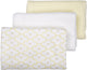 Lodger swaddler - 3 stuks - 70 x 70 cm - matcha butter