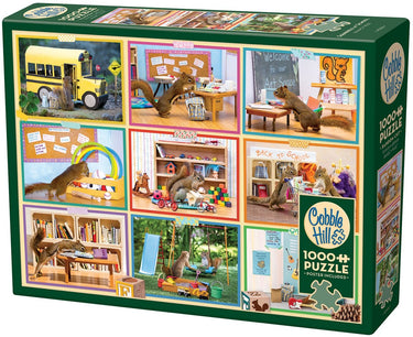 Cobble hill puzzel 1000 stukjes - eekhoorns op school