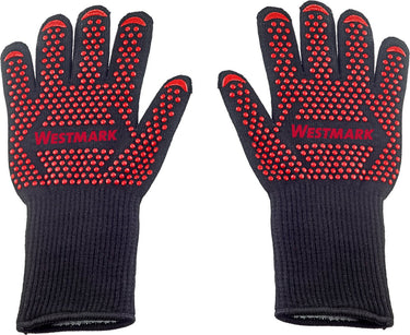 Westmark bbq-handschoenen – vuurvaste bbq-handschoenen, voor veilig werken bij de bbq, bij de oven of bij de open haard – 325 x 190 x 30mm, 2 stuks