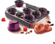 Ottosimon bakvorm set tefal creabake paars 12 stuks metaal.