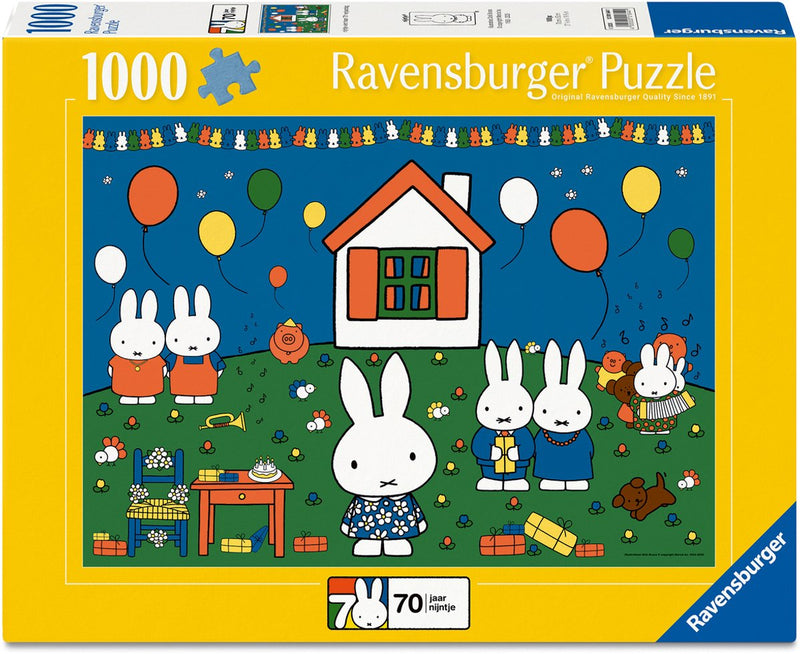 Chargez l'image dans la visionneuse de la galerie, Ravensburger legpuzzel nijntje 70 jaar, 1000st.
