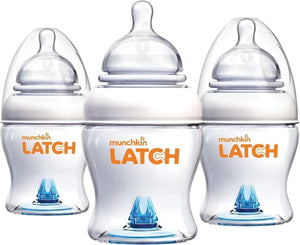 Munchkin babyfles - 3-pack latch bottle - baby fles 120ml - anti-colic babyflesje