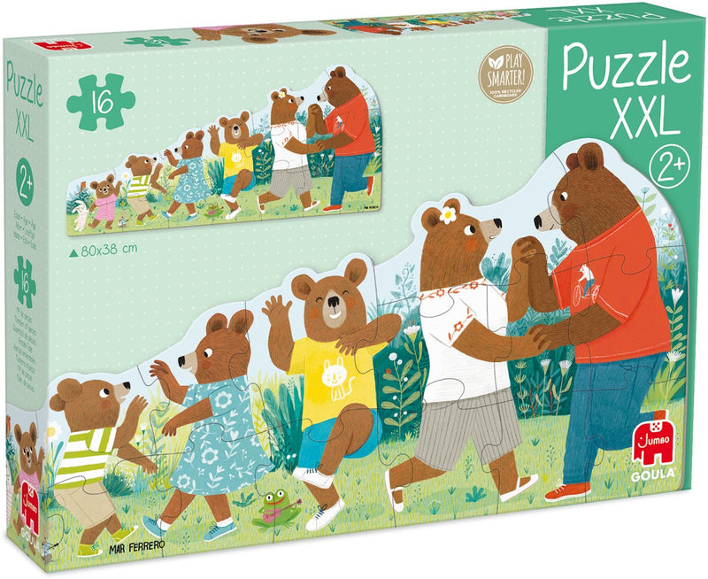 Afbeelding laden in galerijviewer, Goula jumbo puzzel xxl beren familie - 16st.

