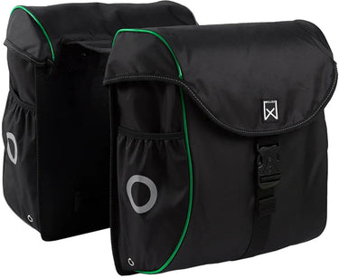 Willex - bagagetas 300 serie - 38 liter - zwart groen - lichtgewicht