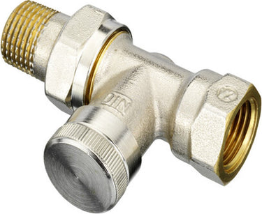 Danfoss voetventiel recht 1 2 - kvs = 2,50 m3 h - rlv15 m. vul- en aftapmogelijkheid