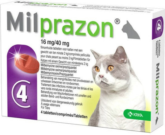 Milprazon krka ontwormingstabletten kat