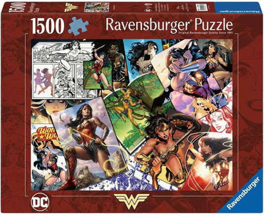 Ravensburger legpuzzel wonder woman 1500 stukjes puzzel volwassenen.