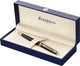 Waterman hémisphère-balpen | matzwart met 23-karaats gouden afwerking | medium punt | blauwe inkt | geschenkverpakking