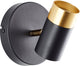 Brilliant ag brilliant vigolo - plafondspot - gu10 1x5w - 3000k - zwart goud