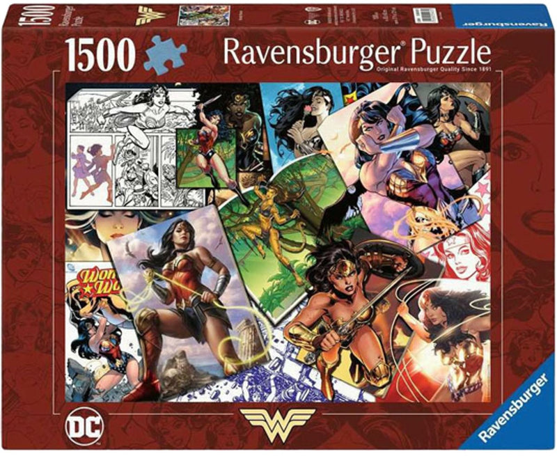 Chargez l'image dans la visionneuse de la galerie, Ravensburger legpuzzel wonder woman 1500 stukjes puzzel volwassenen.
