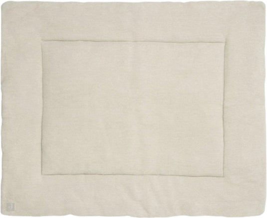 Jollein - boxkleed 75x95cm - speelkleed baby - basic knit - nougat