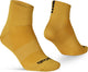 Gripgrab - lightweight sl korte performance zomer fietssokken 1 paar coolmax wielersport sokken low cut - mosterd geel - unisex - maat l (44-47)